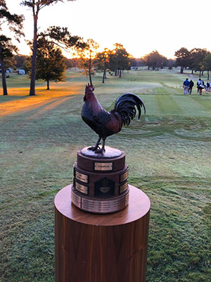 The Sanderson Farms Championship trophy